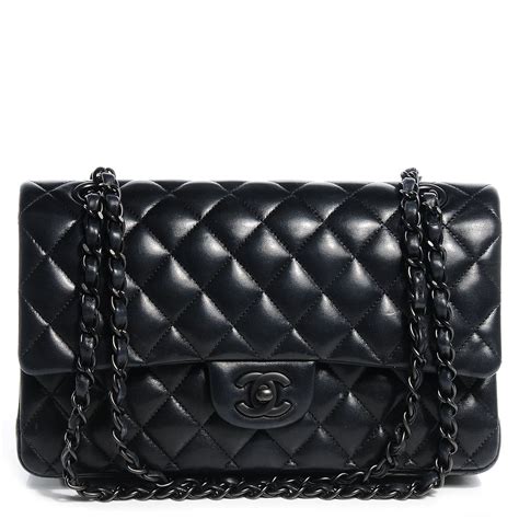 chanel so black medium flap bag|chanel classic flap bag vintage.